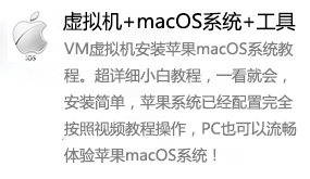 VM15虚拟机+macOS苹果系统+专用工具-我爱装软件